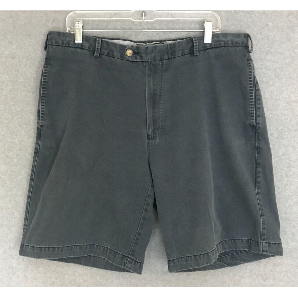 Peter Millar Shorts‎ Mens 36 Golf Chino Blue Fade Flat Front Pima Cotton Casual